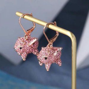 Henri Bendel Baby Elephant Pendant Long Necklace